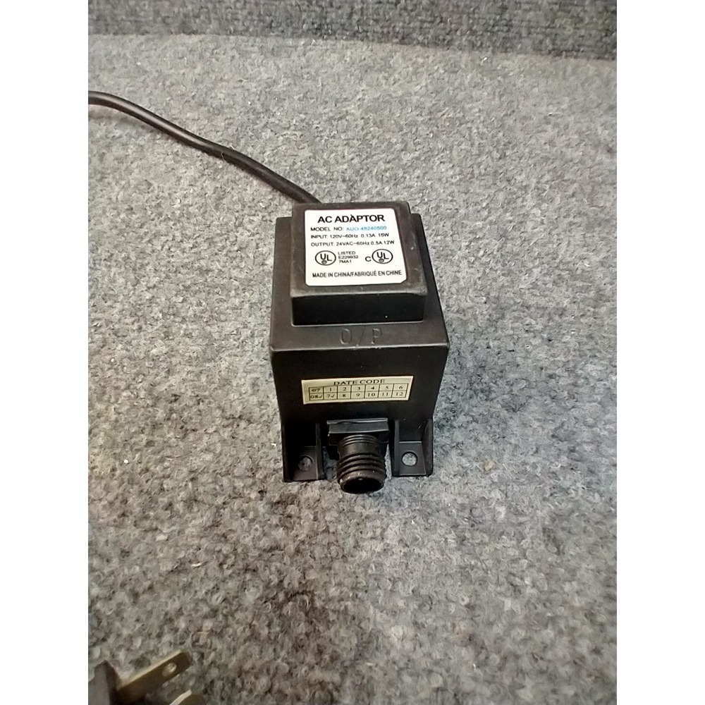 Unbranded AC Adaptor AUO-48240500 24VAC 0.5A 12W Power Supply OUTDOOR WATERPROOF